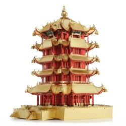 Metalowy Model 3D - Wieża Żółtego Żurawia